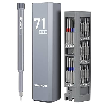 Amazon | XIAONIAN 小型精密ドライバーセット 71イン1 小型